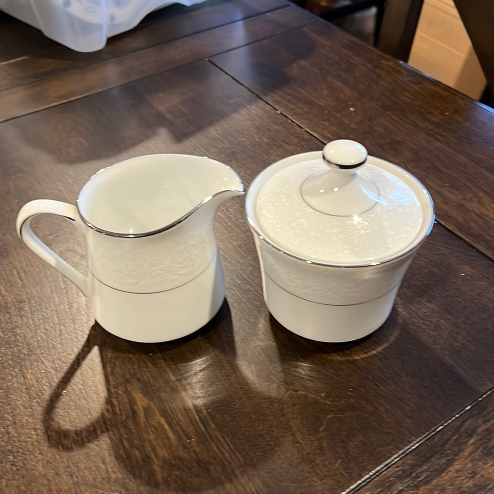 China creamer and sugar